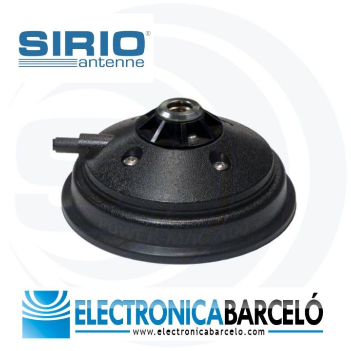 SIRIO PM-100 3/8 Base Magnética Tipo 3/8 Hasta 500 MHz. Ø 10 cm. Tamaño Pequeño