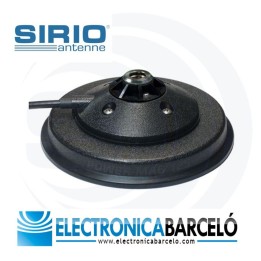 SIRIO PM-125 3/8 Base Magnética Tipo 3/8 Hasta 500 MHz Ø 12,7 cm. Tamaño Mediano