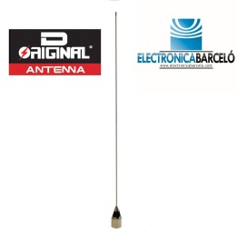 HS-320 Antena VHF 1/4, 138-174, sin muelle, cromada. Conector PL.
