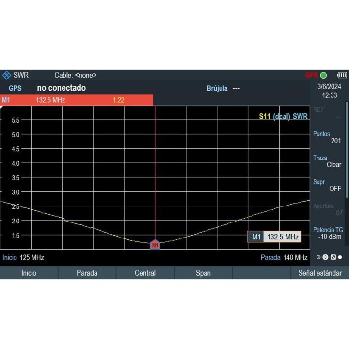 Antena móvil VHF 136~174 MHz. con conector NMO
