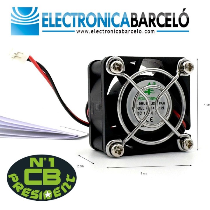 PRESIDENT ACMD901 / PFC-01 Ventilador para emisora President WASHINGTON