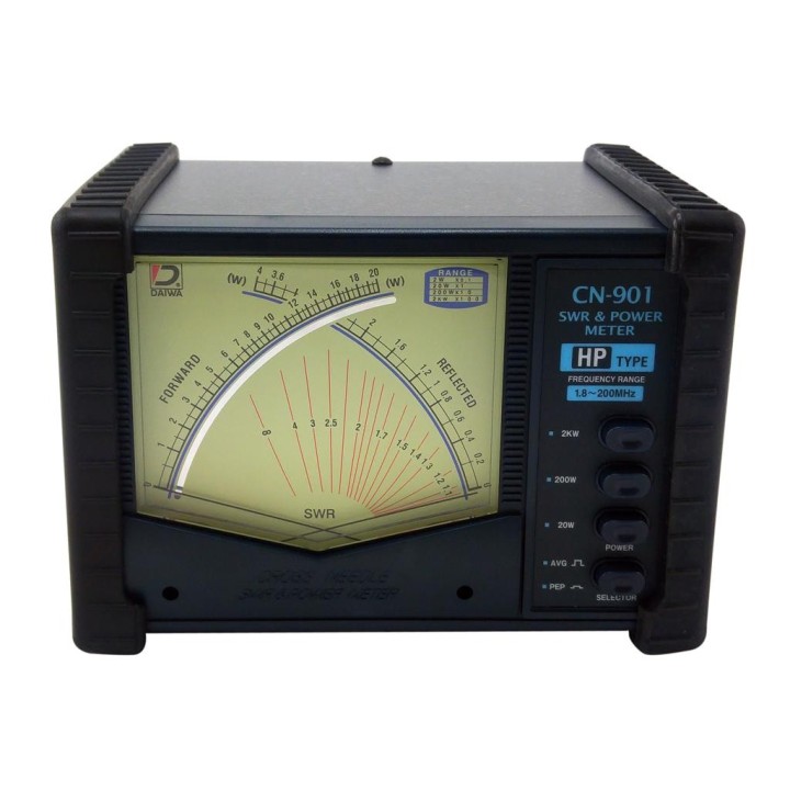DAIWA Medidor R.O.E. y watímetro. 1.8-200 MHz., Max. Pot: 2 KW