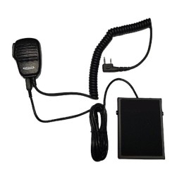 Pack pedal PTT + Micro-altavoz JR-4002 para Walkies Kenwood