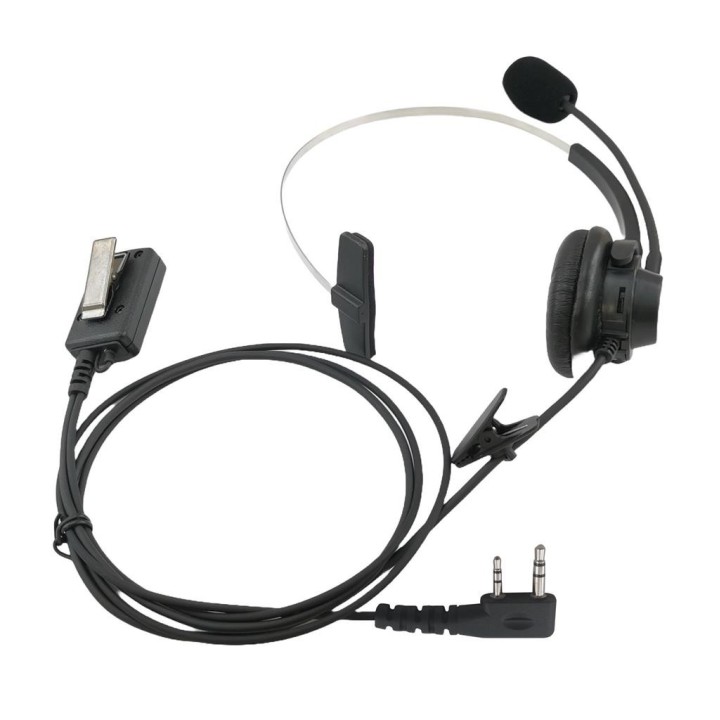Microauricular diadema con micrófono tipo boom para KENWOOD