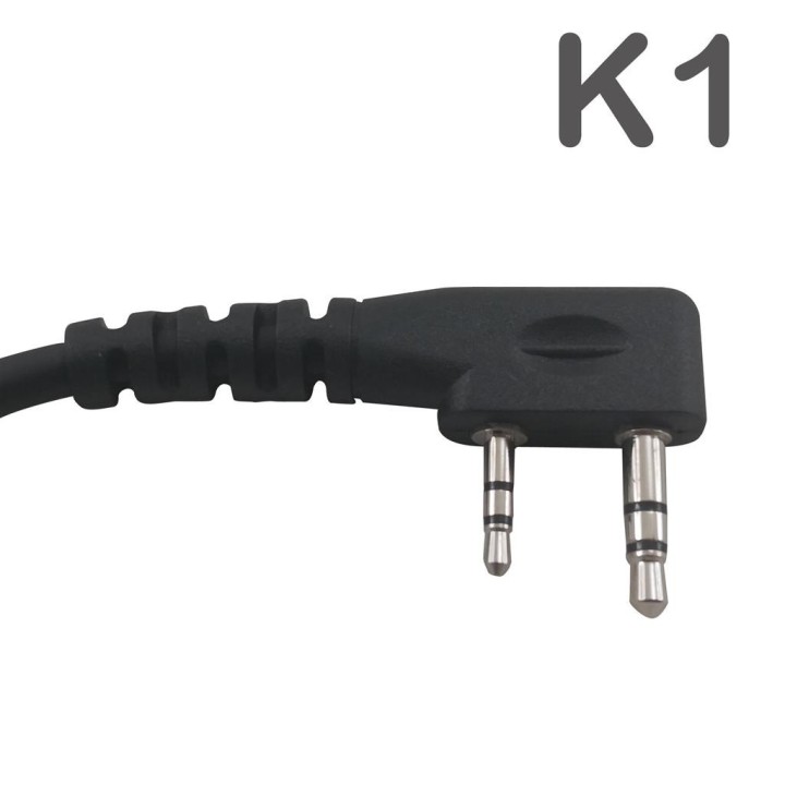 Microauricular slim tubo acústico para KENWOOD 2 pin