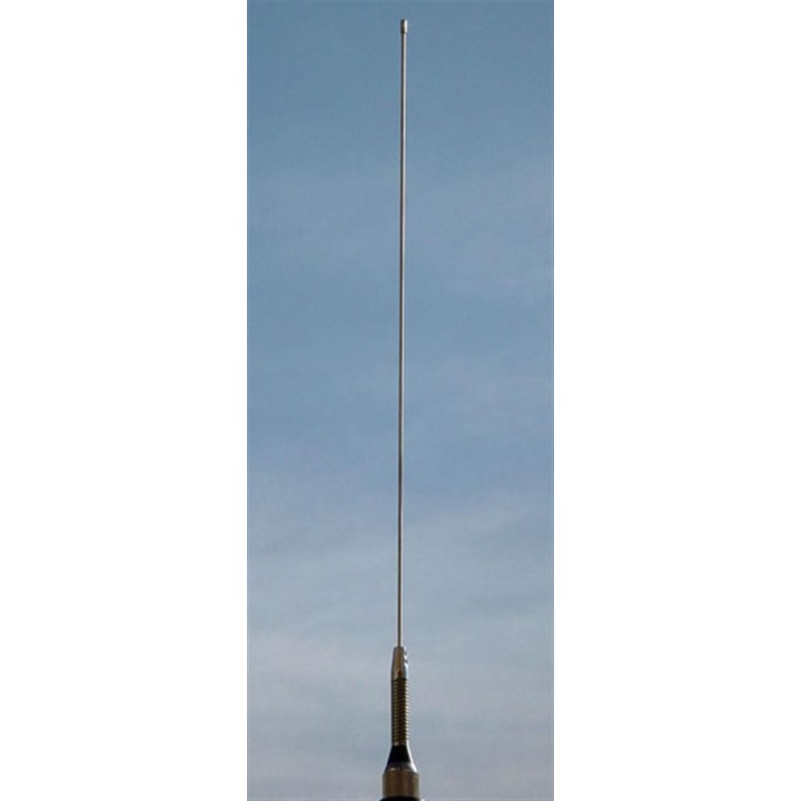 NL-144-SP-E - ANTENA VHF DE 1/4 DE ONDA, 2.15 DB, 0.49 M., CON MUELLE.