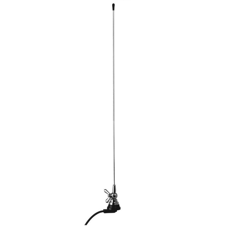 DX-KV-4 - Antena móvil VHF 1/4 onda con palomilla.