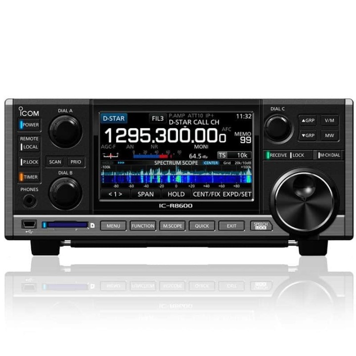 Receptor de Banda Ancha ICOM IC-R8600 analógico y digital