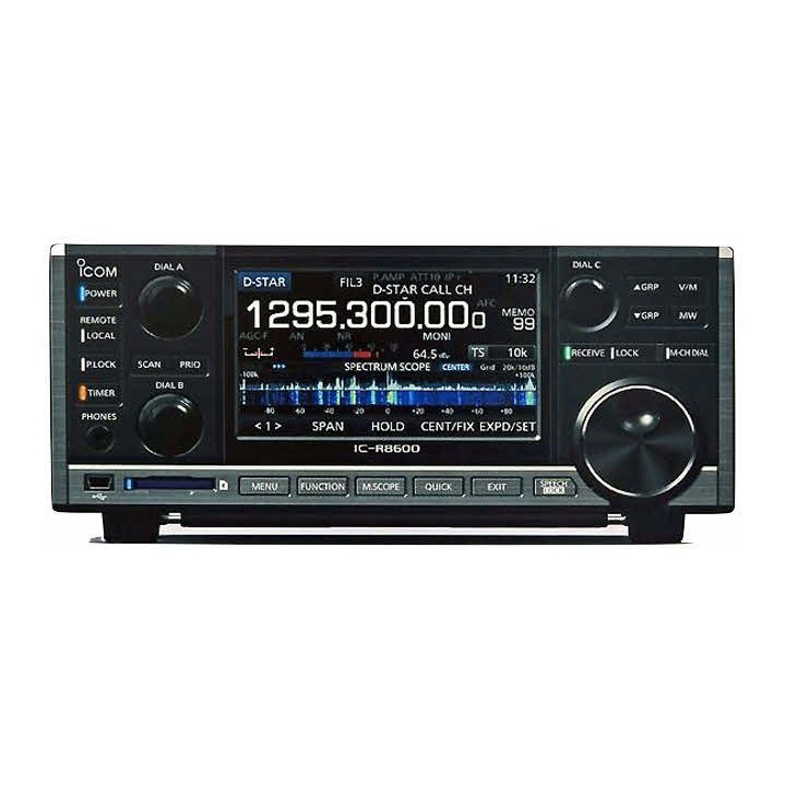Receptor de Banda Ancha ICOM IC-R8600 analógico y digital