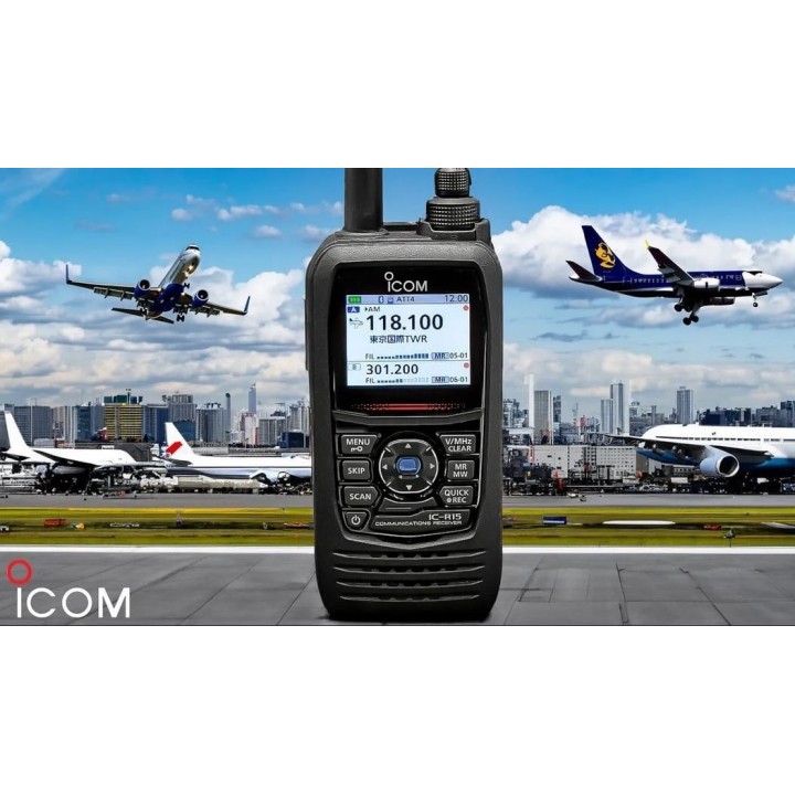 ICOM IC-R15 Receptor de comunicaciones 108-500 Mhz