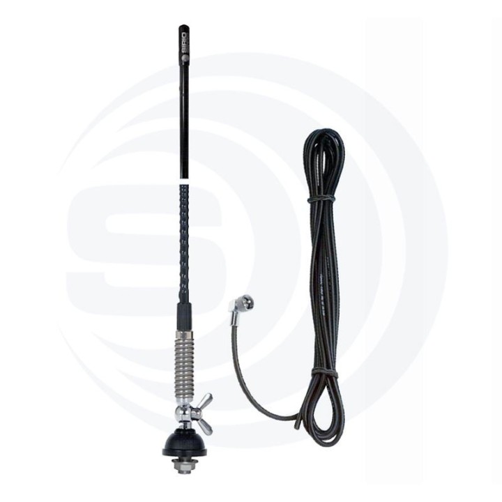 SIRIO T3-27 N  - Antena palomilla con muelle