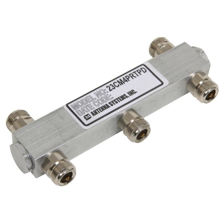 23CM4PRTPD - ENFASADOR DE 4 ANTENAS PARA 23 CM. CONECTOR N HEMBRA.