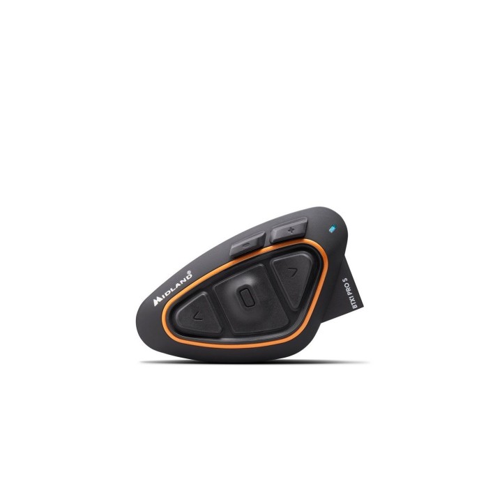 MIDLAND BTX1 PRO S 2022 Single Intercom de moto bluetooth 4 personas, 800 metros.