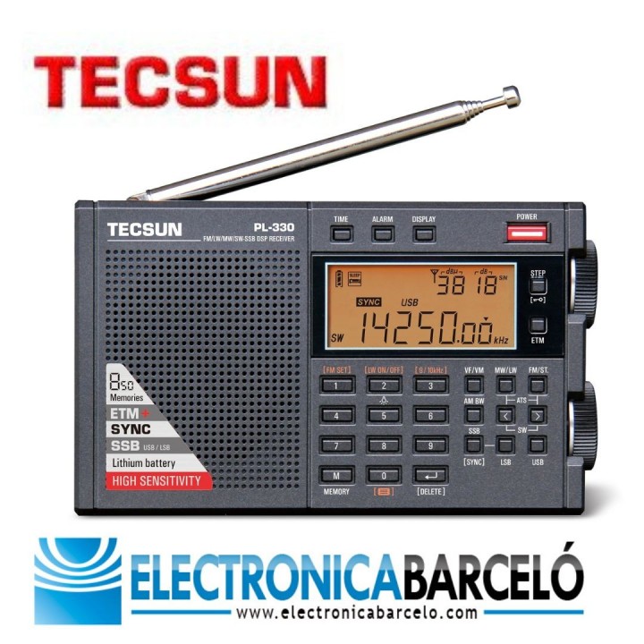 TECSUN PL-330 Receptor digital multibanda