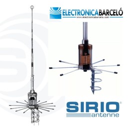 SIRIO 2016 ANTENA BASE CB 5/8 (16 Radiales Cortos)
