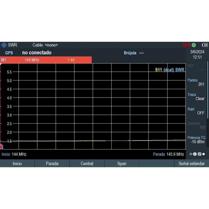 Antena portátil bibanda 144/430 MHz. DX-SRH-17-S