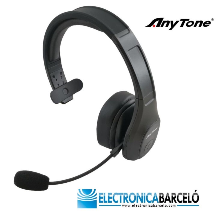Microcascos tipo diadema con bluetooth ANYTONE Q9  