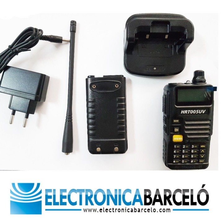 HRT005UV Walkie Doble banda VHF/UHF 