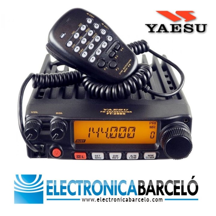 Yaesu FT-2980E Transceptor móvil VHF 80W