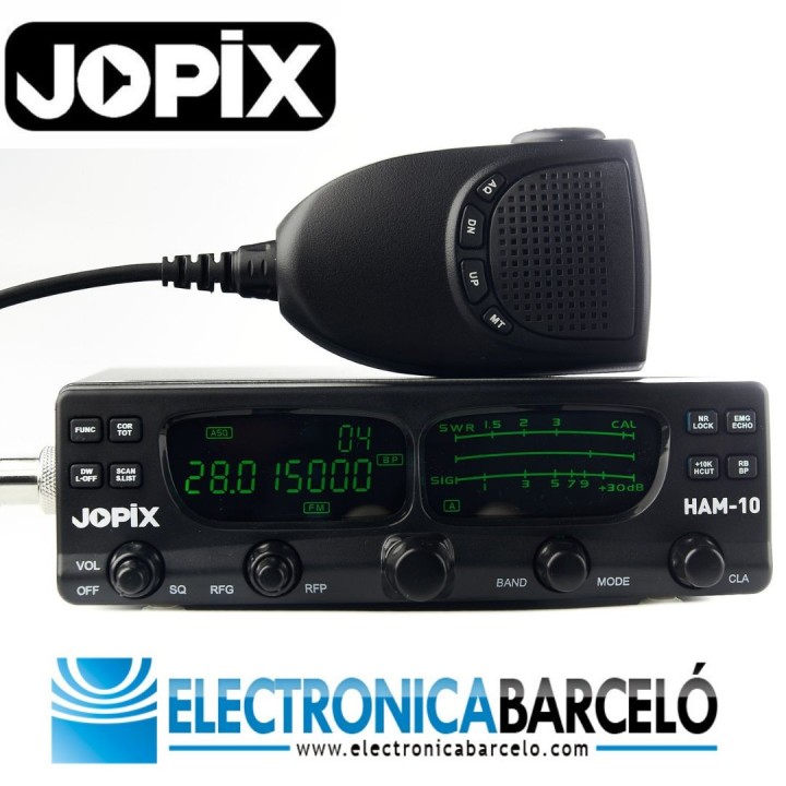 Jopix HAM-10 emisora móvil de 10m Radioaficionado