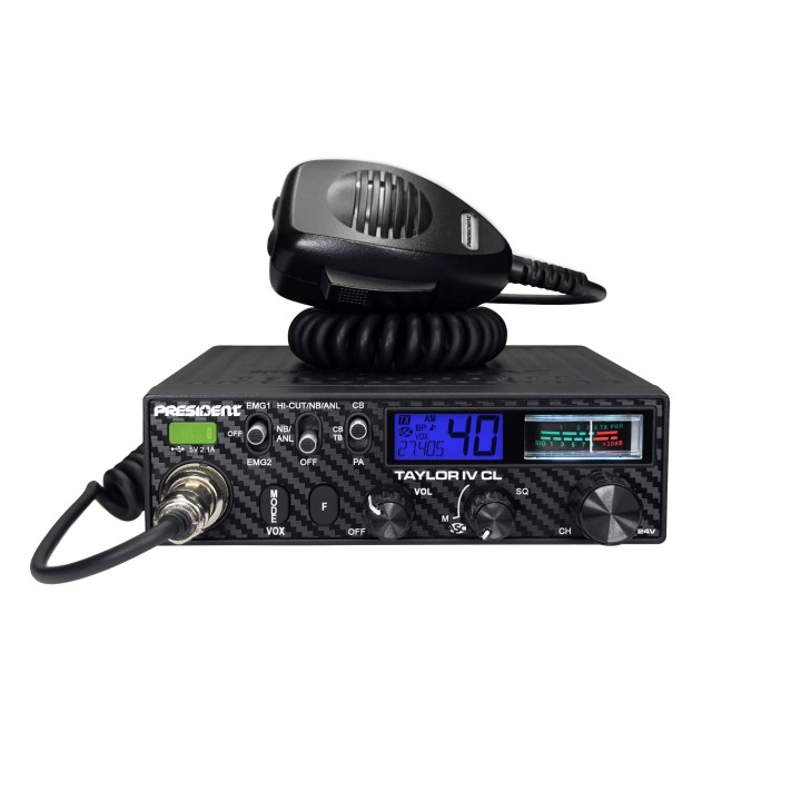 Emisora PRESIDENT TAYLOR IV CL  CB 27 MHZ 