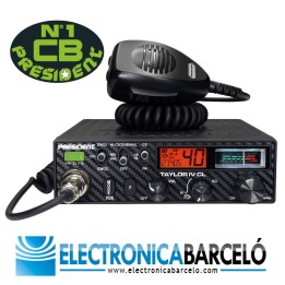 Emisora PRESIDENT TAYLOR IV CL  CB 27 MHZ 