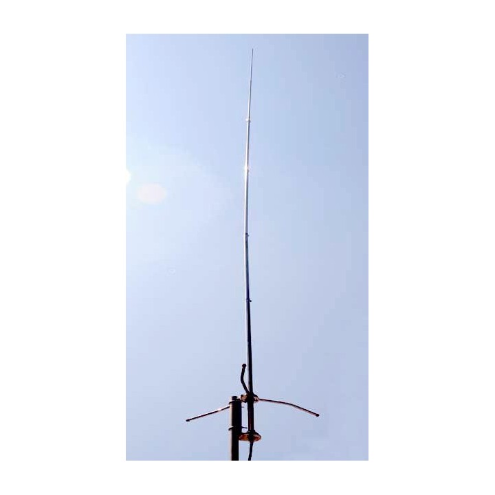 GPE-27 - Antena base CB TEAM ECO 200, 5/8 en aluminio, con radiales.
