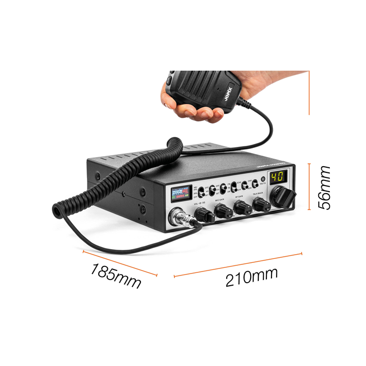 Jopix 900PRO Emisora móvil de CB AM/FM multinorma