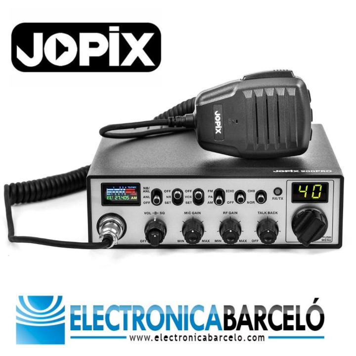 Jopix 900PRO Emisora móvil de CB AM/FM multinorma