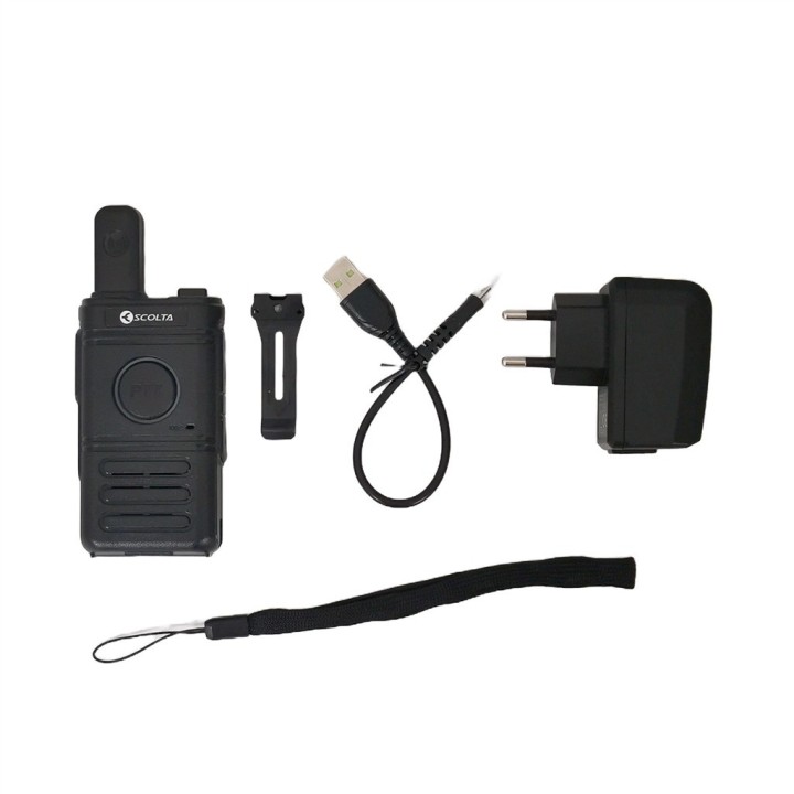Walkie Transceptor portátil ultracompacto ESCOLTA INDIA PMR446