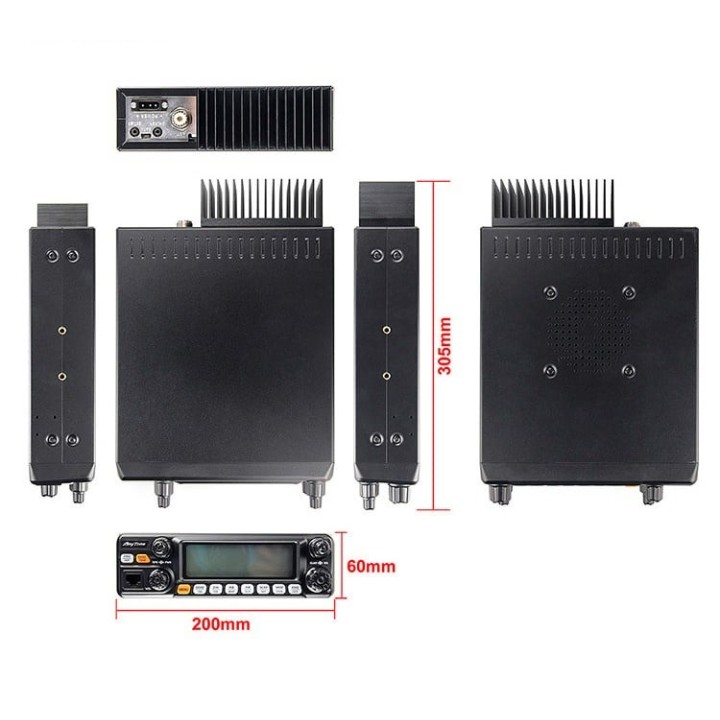 Jopix AT-5555N II Emisora móvil 10m radioaficionados multimodo 60W
