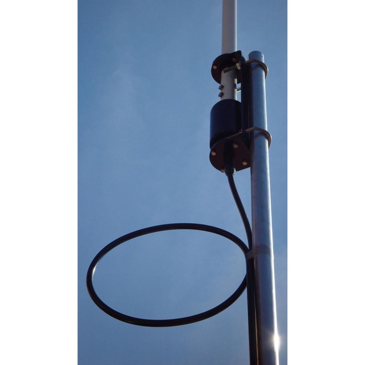 OUT-250-F - Antena vertical en fibra de vidrio 3.5- 57 MHz., 7.16 m