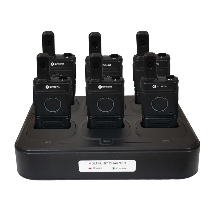 Cargador múltiple 6 slots para ESCOLTA INDIA