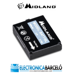 MIDLAND PB-BR180 Pack de baterías para BR180. 3.7V, 1800mAh.