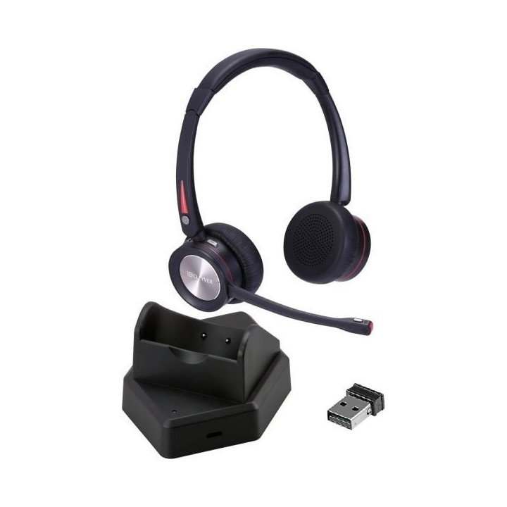 Cleyver Nomad NW35 UC DUO Negro auriculares Bluetooth y USB