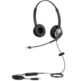 Cleyver Desk Cleyver HC65 Flex, auriculares dúo para PC conexión USB-A