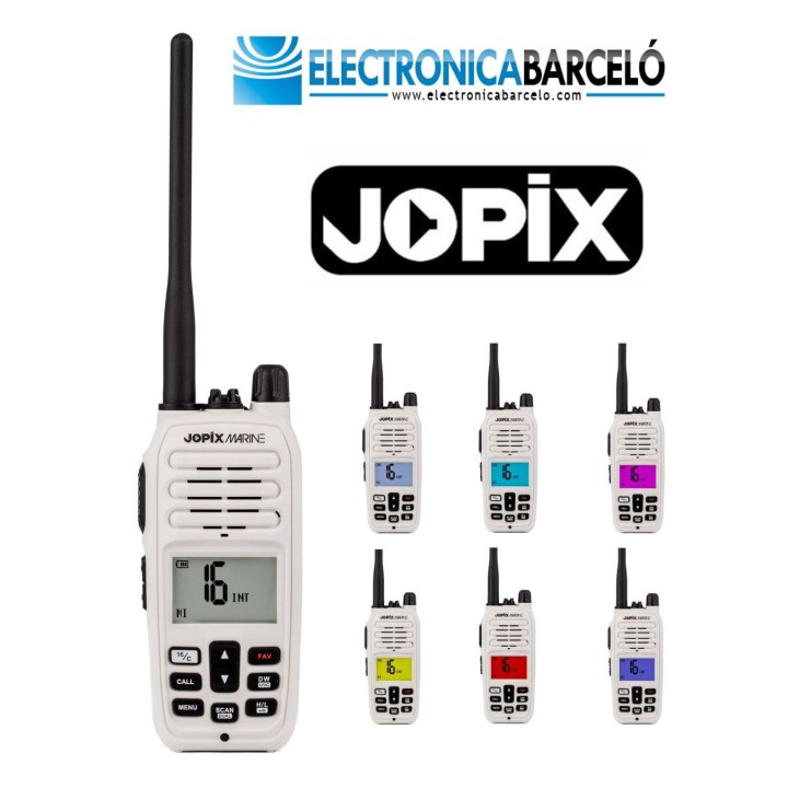 Jopix Marine 616P Blanco, Walkie marina VHF