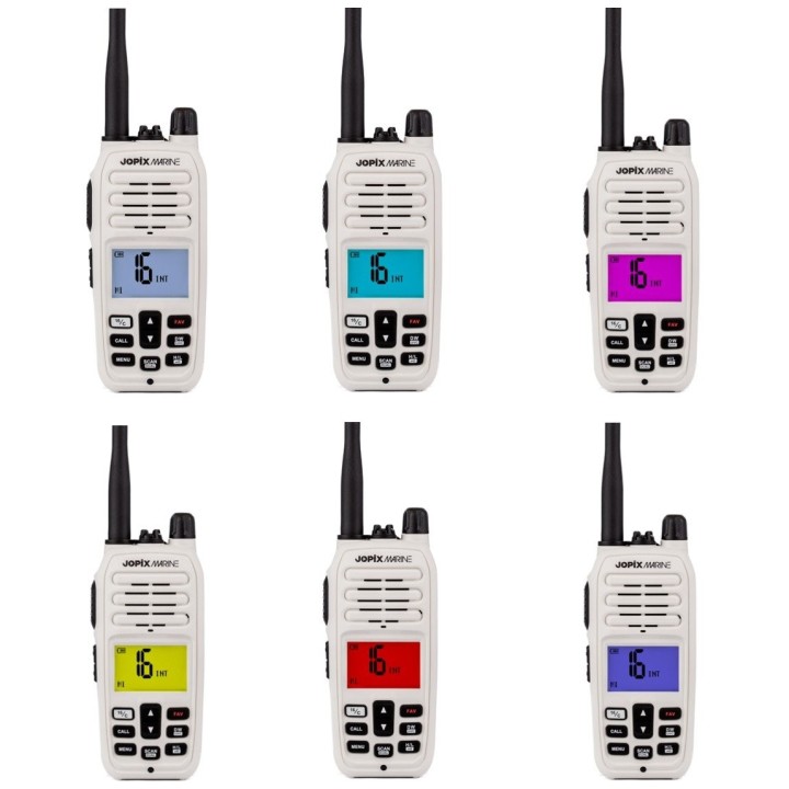 Jopix Marine 616P Blanco, Walkie marina VHF