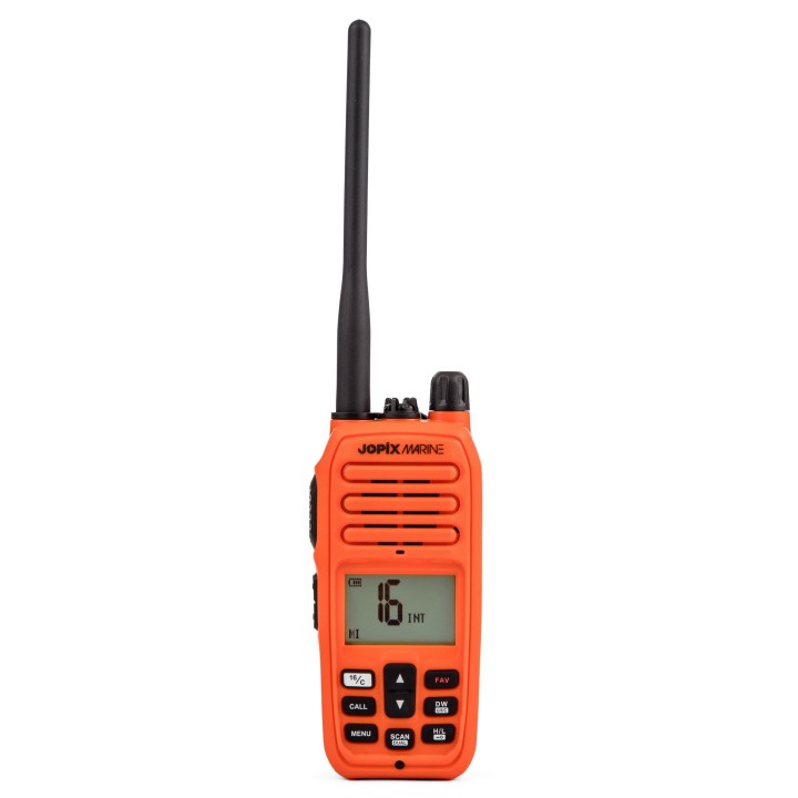 Jopix Marine 616P Naranja, Walkie marina VHF