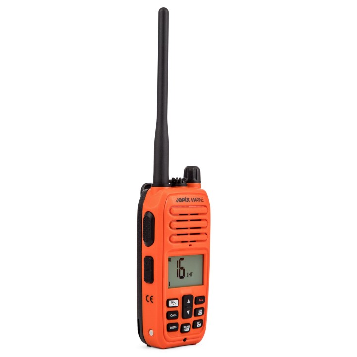 Jopix Marine 616P Naranja, Walkie marina VHF