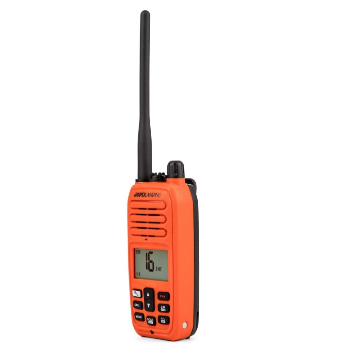 Jopix Marine 616P Naranja, Walkie marina VHF