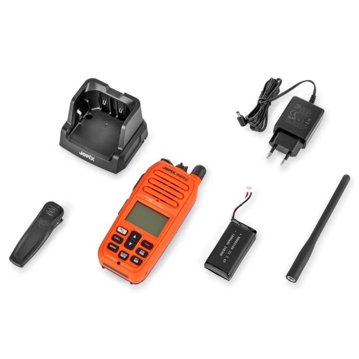 Jopix Marine 616P Naranja, Walkie marina VHF