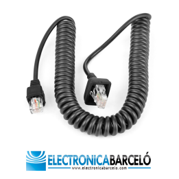 Cable para micrófono 8 hilos con conector RJ45
