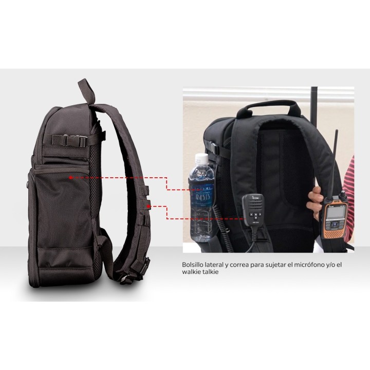 ICOM LC-192 Mochila multifunciones de transporte para emisora IC-705
