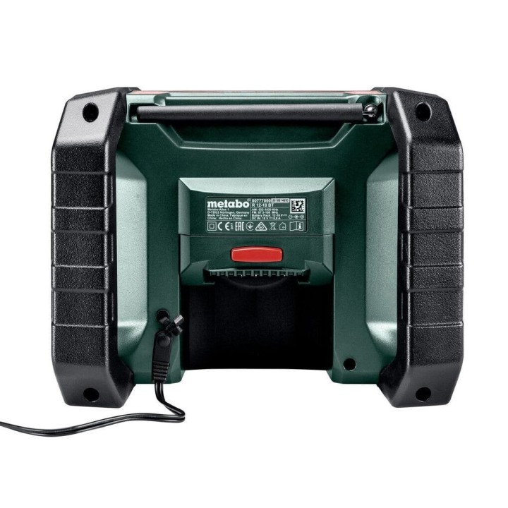 Metabo R12-18BT Radio para obras/exteriores AM-FM, Bluetooth