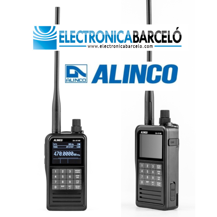 Alinco DJ-X100E Receptor escáner portátil