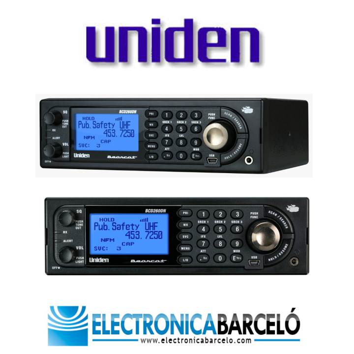 Uniden UBCD260DN Escáner móvil digital dPMR, DMR y NXDN