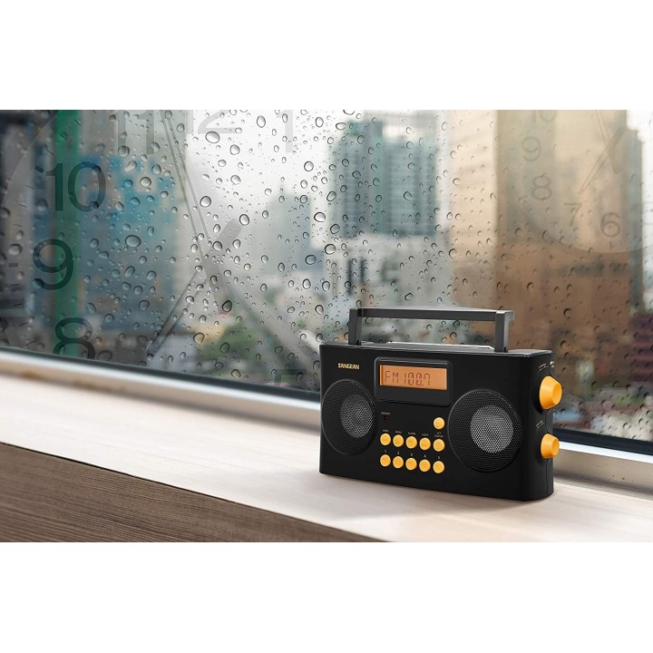SANGEAN PR-D17 Radio FM Stereo menú por voz