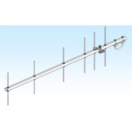 4406SS - ANTENA M2 420-450 MHZ. GANANCIA 11 DBI., 6 ELEMENTOS.