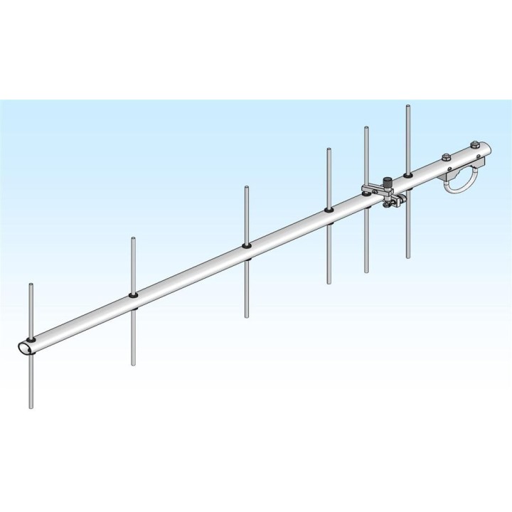 4406SS - ANTENA M2 420-450 MHZ. GANANCIA 11 DBI., 6 ELEMENTOS.